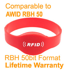 125KHz Proximity Wristband for AWID RBH50